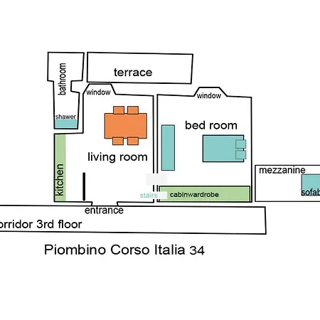 Casa Malu, Corso Italia Ac شقة